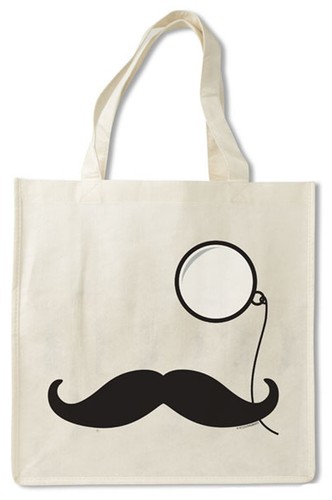 Schnurrbart mustache monocle - &,