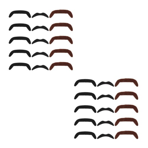 Stick mustache and - mustache,