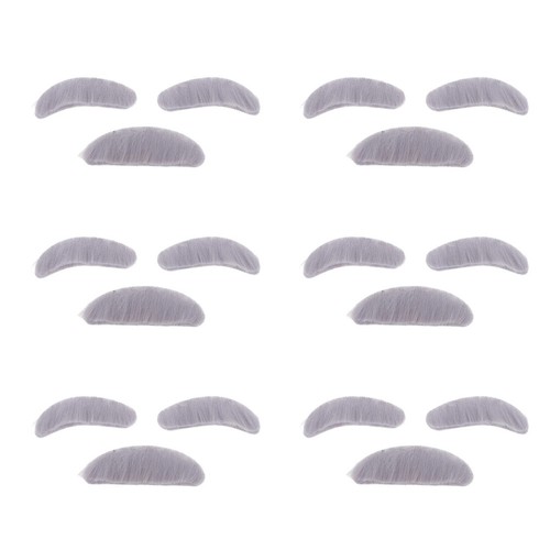 Sets fake schnurrbart - 6,