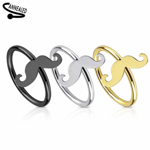 Nasenring mustache schnurrbart - nasenring,