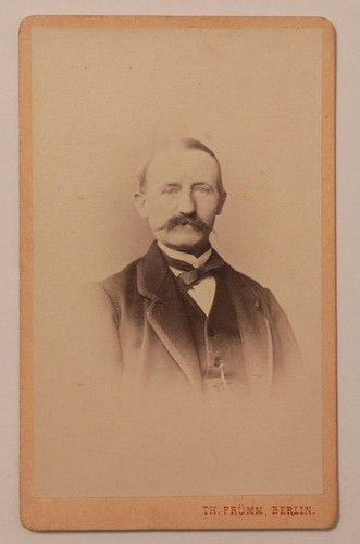 Cdv gentleman mustache c1875 - cdv,