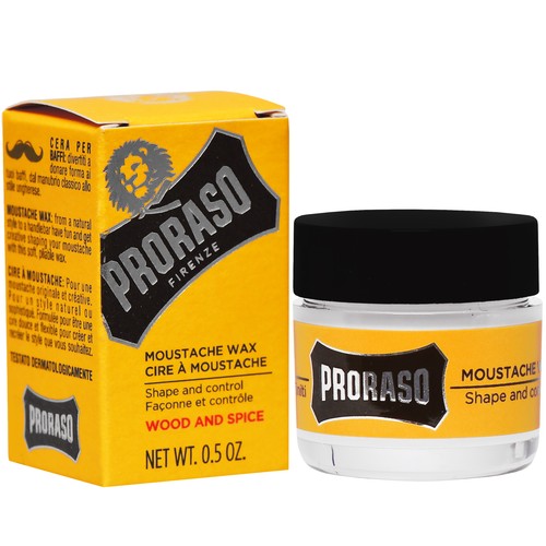 Proraso wood spice mustache - &,