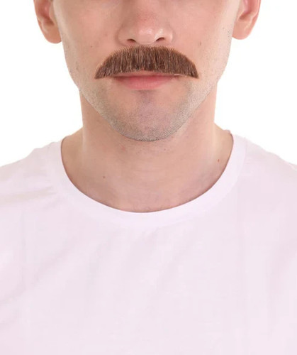 Brauner schnurrbart für - schnurrbart,