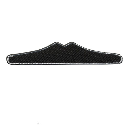 Aufnäher schnurrbart mustache - aufnäher,