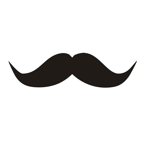 Sticker schnurrbart mustache - schnurrbart,