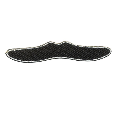 Aufnäher schnurrbart mustache - aufnäher,