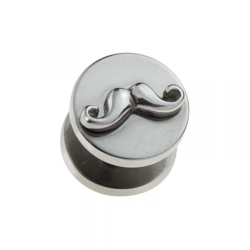 Edelstahl fake plug - fake, ohrstecker